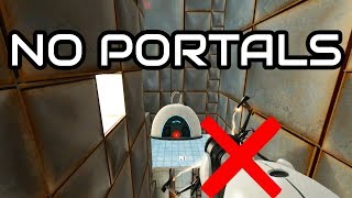 Playing Portal 1 without Portals while using Tricks and Glitches instead [upl. by Medlin]