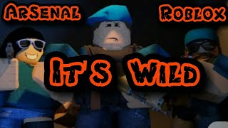 Arsenal Roblox Gameplay Its Wild [upl. by Nosnorb988]