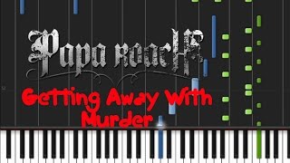 Papa Roach  Getting Away With Murder Piano Cover Tutorial ♫ [upl. by Haisi]