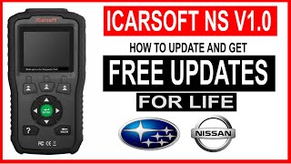 How To Update iCarsoft NS V10 for FREE amp Get FREE LIFETIME UPDATES [upl. by Noraa]