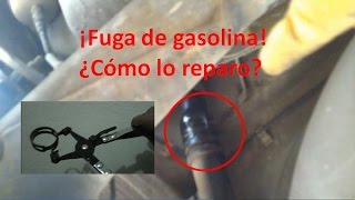 Cambio del tubo flexible del tanque de gasolina [upl. by Ozen808]