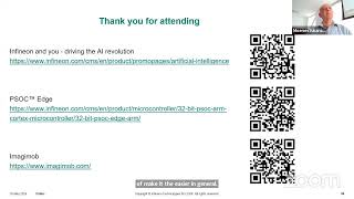 tinyML Talks webcast Embedded Edge Intelligence with Infineon New Products and Imagimob Studio [upl. by Friede371]