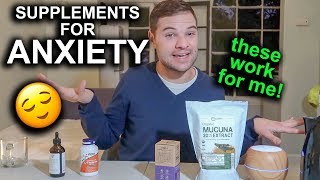 Anxiety Relief These Natural Supplements ACTUALLY Help Me [upl. by Womack136]