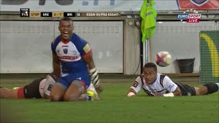 Alipate Ratini try vs Brive 2014 [upl. by Nedyrb481]