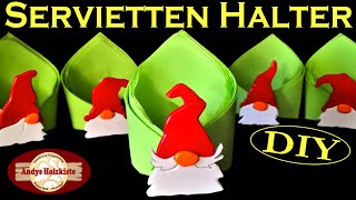 DIY Weihnachtsdeko Serviettenhalter selber machen  Christmas napkin holder [upl. by Scotti]