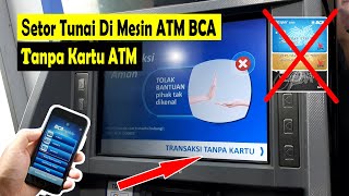 Cara Mudah Setor tunai di ATM BCA terbaru [upl. by Duston]