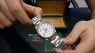 Rolex Date 15200 Serie K White Dial  WatchesGMT [upl. by Mickie]