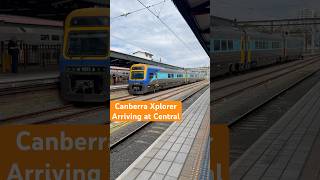 Canberra Xplorer Arriving at Sydney Terminal shorts sydneytrains travel [upl. by Laufer]