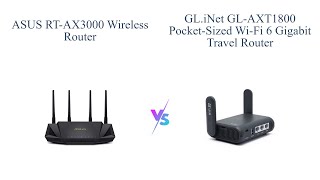 ASUS RTAX3000 vs GLiNet GLAXT1800 Which WiFi 6 Router is Worth It ✨🔥 [upl. by Attenaz]