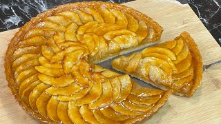 RECETTE DÉTAILLÉE DE LA TARTE AUX POMMES 🍏 100 maison 🍎 Deli Cuisine [upl. by Hillard]