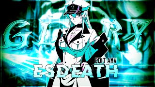 ESDEATH  Akame Ga Kill「GLORY」AMVEdit【Allight Motion】esdeath edit 💜 [upl. by Enoyrt]