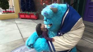 Boo meets Sulley at Disney California Adventure Park [upl. by Accalia975]