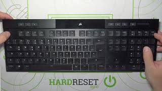 How to Factory Reset on Corsair K100 Air [upl. by Larina]