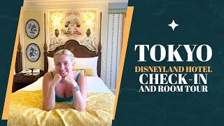 Tokyo Disney  Checking into Disneyland Hotel amp Sherwood Garden Dinner [upl. by Nodyarb]