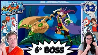 👻YOKAI WATCH 4 I 32 I El 6º BOSS  GENBU 🐢 I sr brody [upl. by Reyaht]