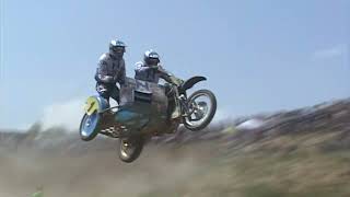 Sidecar motocross racing Sevlievo 2002 World championship full epic race [upl. by Ilarrold474]