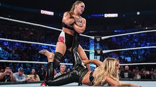 Ronda Rousey makes Charlotte Flair tapout after scoring the win in her SmackDown debut [upl. by Aidualc188]