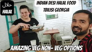 Tbilisi halal food  Tbilisi halal restaurant  indian desi food in Tbilisi Georgia 🇬🇪 [upl. by Sukramed585]