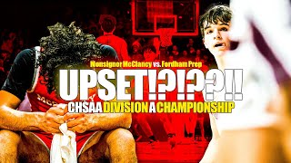 CHSAA Playoffs Fordham Prep vs Monsignor McClancy  Division A Championship Full Game [upl. by Syhr]