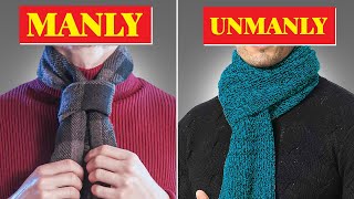 How To Wear A Scarf As A Man 11 ways [upl. by Ayaros]