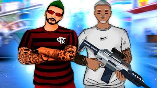 1 Dia Invadindo Favelas Com Meu Idolo GTA RP [upl. by Adnalue]