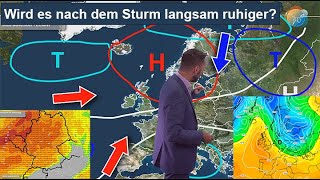 Mittel amp Langfrist bis in den Spätherbst Wird es nach dem Sturm in den kommenden Wochen ruhiger [upl. by Kerrie]