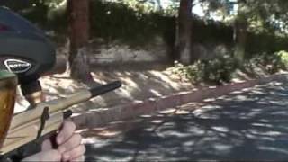 Azodin Zenith Paintball Gun shooting Gun In Action [upl. by Notelrac557]