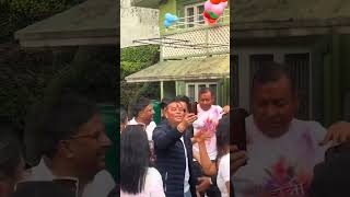 Balen shah dancing at holi festival  Holi  viral channel shortvideo fypシ trending [upl. by Derayne]