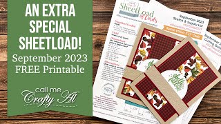 A Super Special SheetLoad of Cards September 2023 Debut amp FREE Printable  50th Edition  5x7 Cards [upl. by Bertasi]