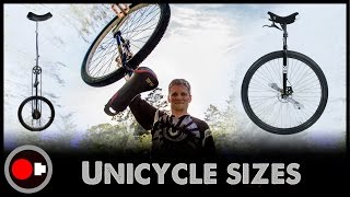 Unicycle science  Why so many wheel sizes [upl. by Rocker]