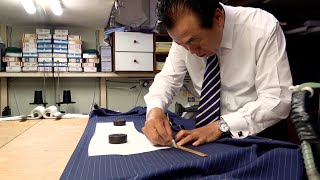 Process of Making Handmade Tailored Suits by Korean Master Tailor with 40 years of experience [upl. by Wester]