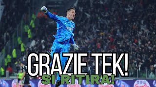 SZCZESNY SI RITIRA  GRAZIE TEK [upl. by Annaek]