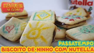 COMO FAZER PASSATEMPO CASEIRO RECHEADO  RÁPIDO E FÁCIL 🍪⏱ [upl. by Walliw891]