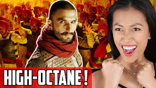 Malhari Music Video Reaction  From Bajirao Mastani Ranveer Singh In A HighOctane Dance From India [upl. by Norbel]