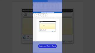 Word Tips Draw Equations with Ink to Math microsoftword shorts [upl. by Frederic]