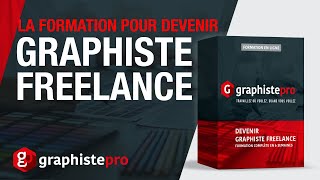 Devenir graphiste freelance  formation en ligne [upl. by Erised]