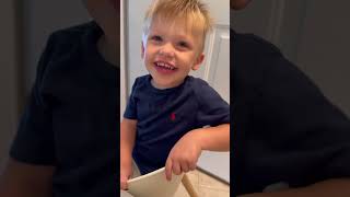 Cute kid creates a core memory with a warm welcome home for his dad  Humankind shorts goodnews [upl. by Dorr]