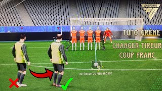 Comment changer le tireur de coup franc en arène sur FC 24 [upl. by Calvin]