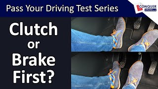 Clutch or Brake First when stopping or slowing down in a manual car [upl. by Ssidnak]