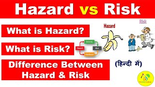 Hazard and Risk in Hindi  Whats the difference  Fire Safety Academy [upl. by Hajidahk]