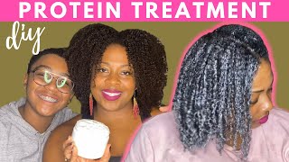 Protein Treatment for Natural Hair DIY Protein Deep Conditioner [upl. by Ymorej68]