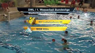 Wasserball  DWL SV Ludwigsburg 08 vs SGW RhenaniaBW Köln [upl. by Derfniw]