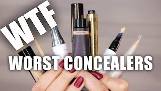 WTF  MAKEUP BREAKUPS  Worst LUXURY Concealers [upl. by Letsou780]