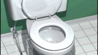 Video animation USABIDET H1 bidet toilet seat features with our attachable bidet [upl. by Draner]