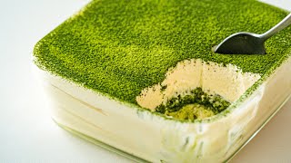 NoBake｜Matcha Tiramisu Recipe｜Ohyoo Cooking [upl. by Eurydice]