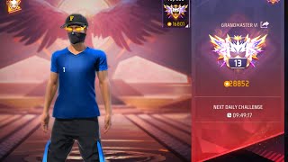 🔴First V badge India Top 13 Grandmaster Lobby  Go For Top 1  Mobile Player BR Rank Free Fire LIve [upl. by Gula]