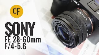 Sony FE 2860mm f456 lens review [upl. by Lemak260]