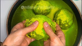 AsmrGym Chalk holi powder crunchy💚💛asmr oddlysatisfying explore [upl. by Waechter]