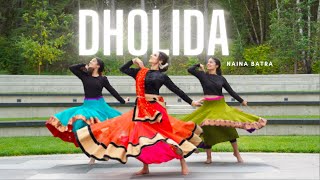 DHOLIDA Navratri Dance Cover  Naina Batra  Loveyatri [upl. by Marigolde730]