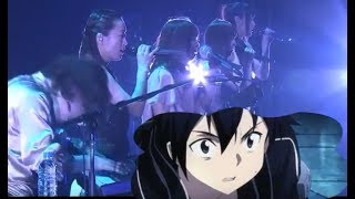 Sword Art Online OST Orchestra Live Yuki Kajura  Swordland [upl. by Anirhtak906]